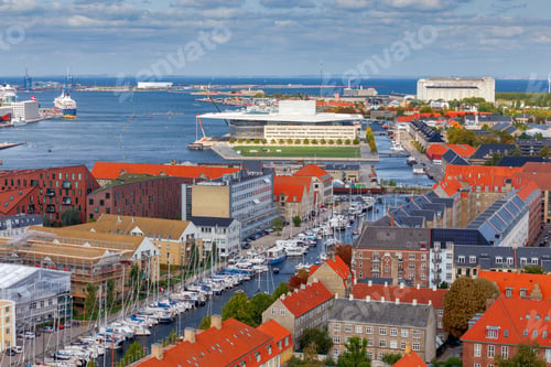 Preview: Copenhagen. Aerial View Of The City.