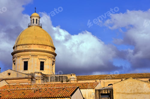 Preview: San Nicolò Cathedral Is The Most Important Catholic Worship Site In The City- Noto, Siracusa, Italy