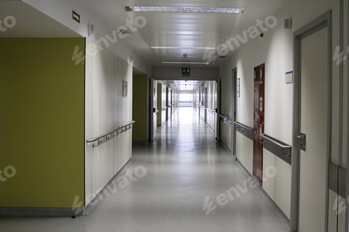 Preview: Hospital Interior Corridor Rooms, Construction