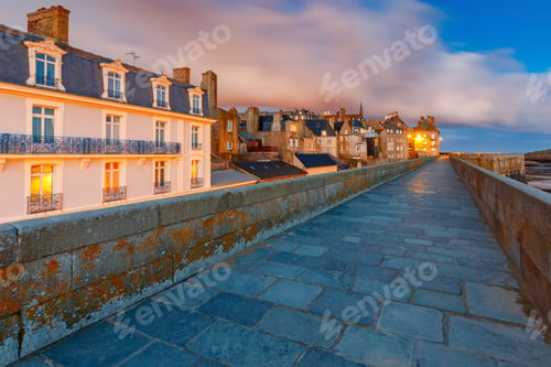 Preview: Saint Malo. The Old Fortress Wall.