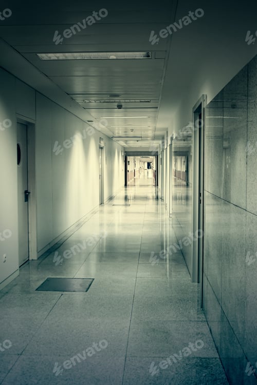 Preview: Hospital Interior Corridor Rooms, Construction