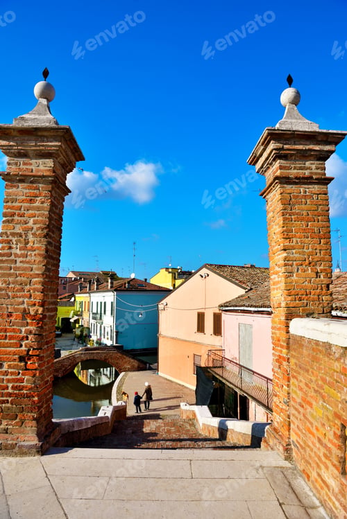 Preview: Small Italian Town Comacchio Also Known As "The Little Venice", Emilia Romagna Region, Province Of
