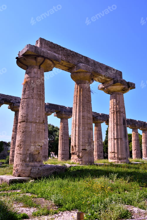 Preview: The Basilica (Also Called Temple Of Hera) Paestum, Italy