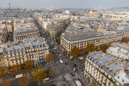 Preview: Paris. Aerial View Of The City.