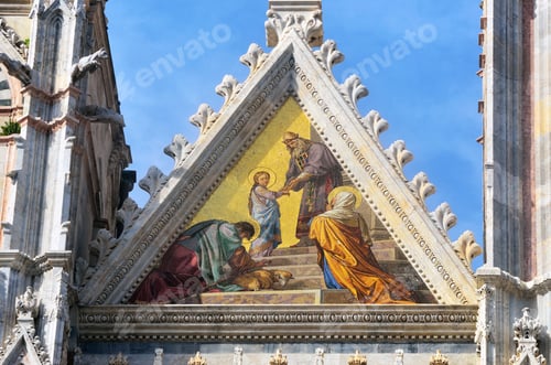 Preview: Santa Maria Dell' Assunta Cathedral In Siena, Tuscany, Italy