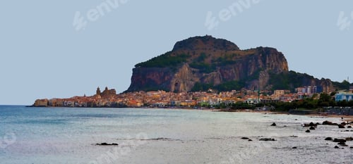 Preview: Panorama Of Cefalu Sicily Italy