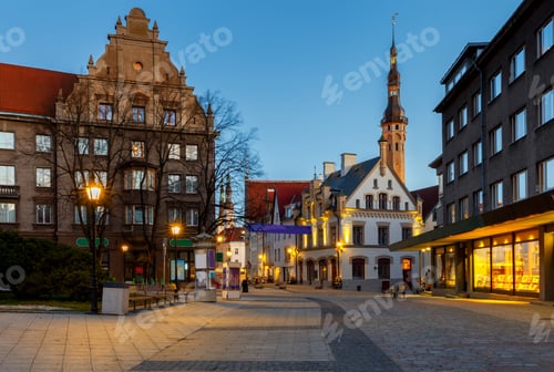 Preview: Tallinn. Old Medieval Street.