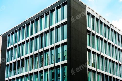 Preview: Black And White Office Facade