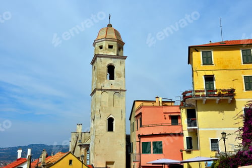 Preview: Glimpse Of Cervo Ligurian Village In The Province Of Imperia Italy