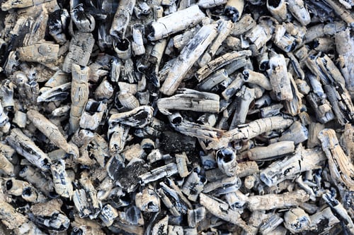 Preview: Details Of Coals In Brazier On Picnic