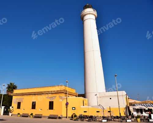 Preview: The Lighthouse Of Punta Secca Province Of Ragusa Sicily Italy