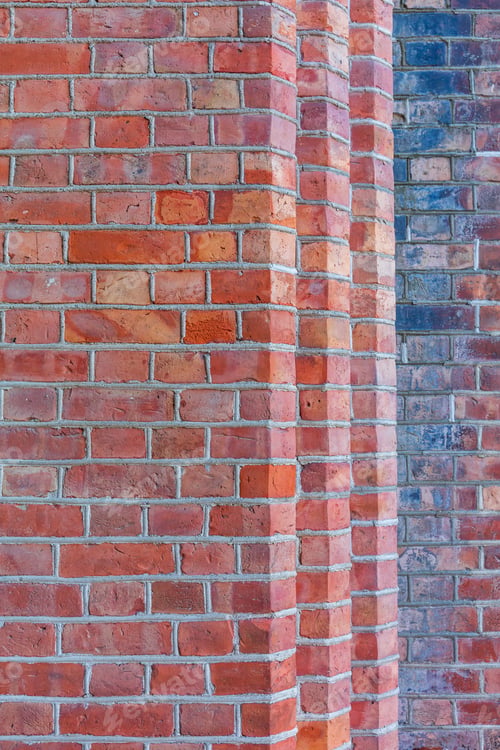 Preview: Red Bricks And Mortar Wall Structure Background