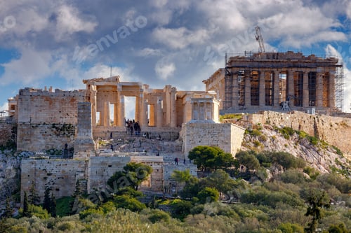 Preview: Athens. The Parthenon On The Acropolis.