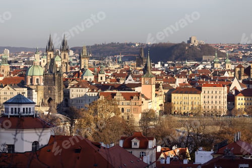 Preview: View On The Autumn Prague City, Czech Republic