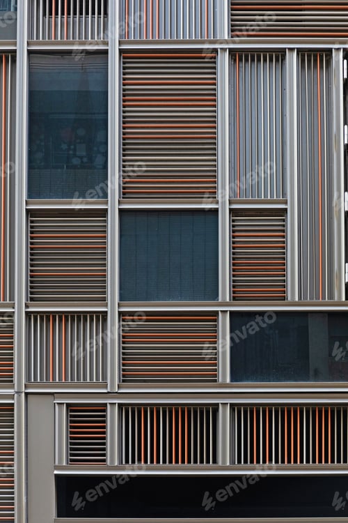 Preview: Wooden Lines Modern Building Facade In Hong Kong