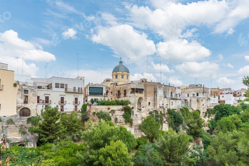 Preview: Massafra And Its Ravines. Houses Built In The Rock. Puglia To Discover. Italy