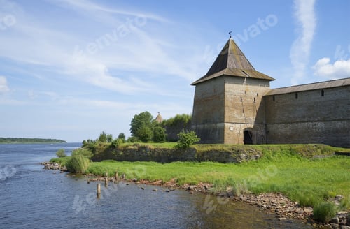 Preview: View Of The Sovereign'S Tower Sunny Day In July. The Fortress Oreshek