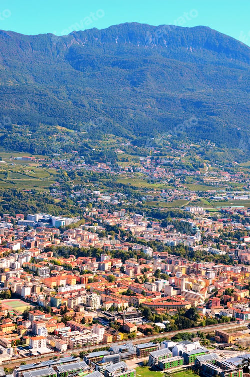 Preview: Aerial View Of Trento Italy