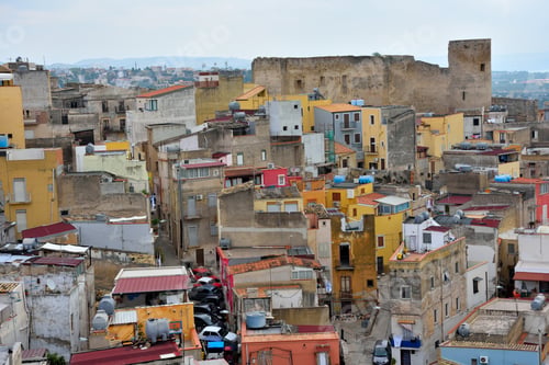 Preview: Panorama Of The Historic Center Of Sciacca Sicily Italy