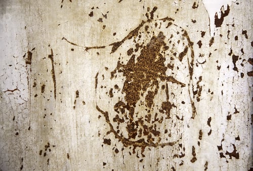 Preview: Rust Texture On Metal Wall, Corrosive Metal, Industrial Backgrounds