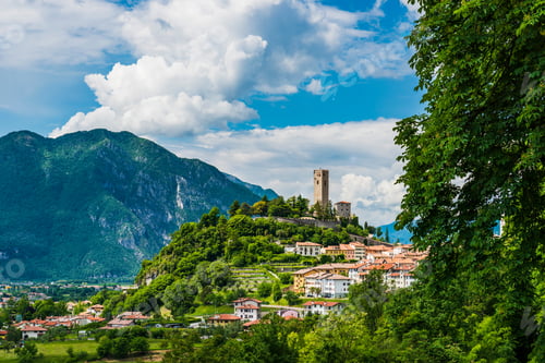 Preview: Ancient Fortified Village Of Gemona Del Friuli. Italy