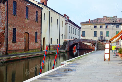 Preview: Small Italian Town Comacchio Also Known As "The Little Venice", Emilia Romagna Region, Province Of