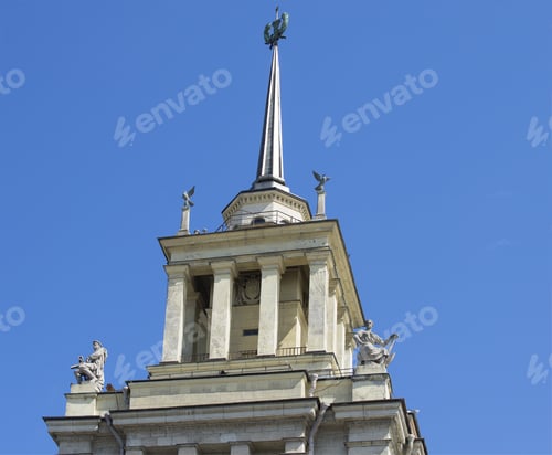 Preview: Tower House Stalin (Moscow Avenue D.190) Close-Up. St. Petersburg