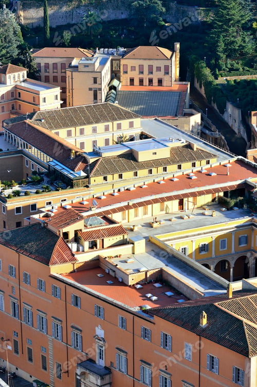 Preview: Panorama Of Rome Seen From The Dome Of San Pietro- Italy