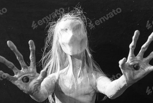 Preview: Ghost Of Human Cadaver Without Eyes, Fear And Disguise