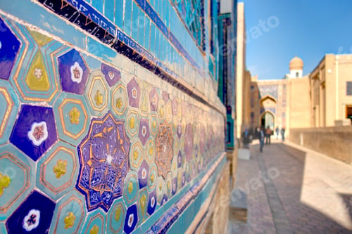 Preview: Shah-I-Zinda, Necropolis In Samarkand, Hdr Image