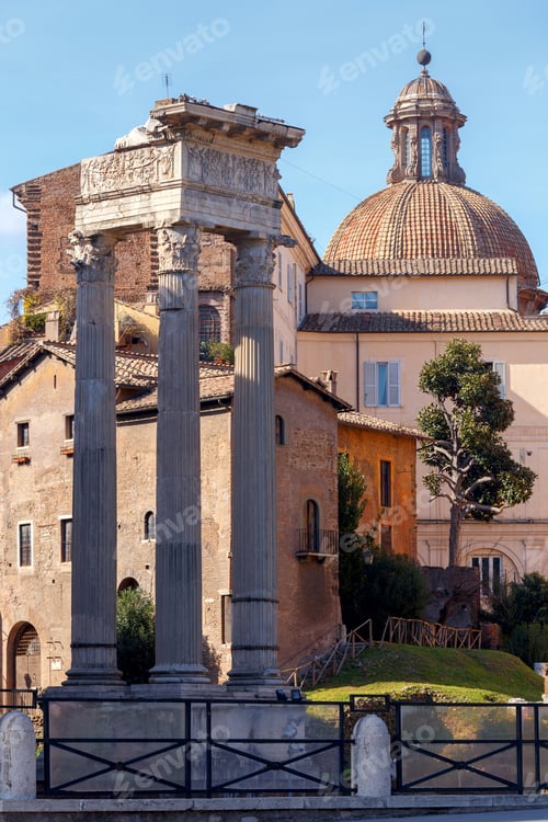 Preview: Rome. View Of The Old Town.