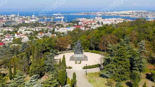 Preview: Sevastopol, Crimea. Malakhov Kurgan. Monument To Vice Admiral V.S. Kornilov Was Built In 1895