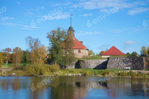 Preview: The Korela Fortress On The River Vuoksi, Sunny October Day. Priozersk, Russia