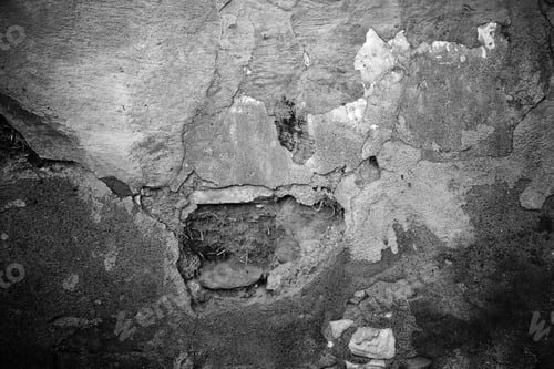 Preview: Peeling Painted Wall, Detail Of The Passage Of Time, Abandonment And Ruin