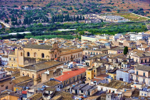 Preview: Panorama Of Scicli, Sicily, Italy