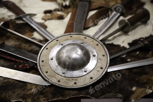 Preview: Medieval Swords Armor, War And Fight, Middle Ages