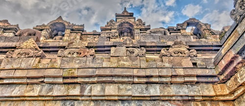 Preview: Borobudur Temple Detail, Sacred Temple In Java, Indonesia
