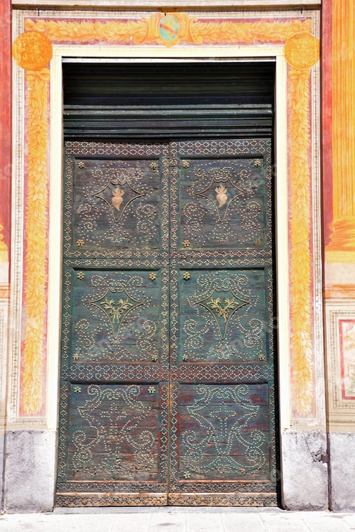 Preview: Romanesque Basilica Portal San Giacomo Como Italy