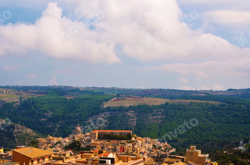 Preview: Panorama Of Ragusa Sicily Italy