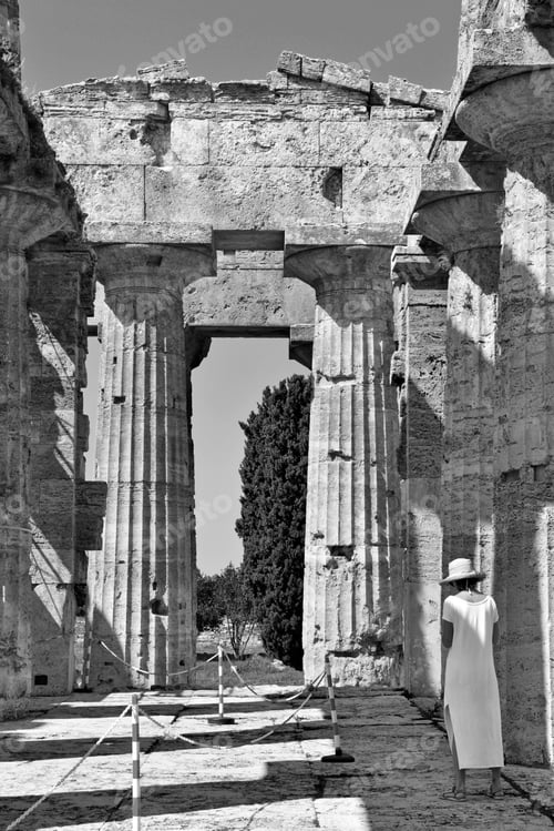 Preview: The Temple Of Neptune It Was Built In The Doric Order Around 460–450 Bc Paestum Italy
