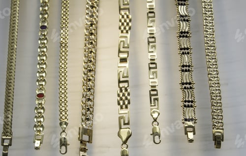 Preview: Golden Gold Bracelets In Jewelry, Fashion And Luxury Accessories