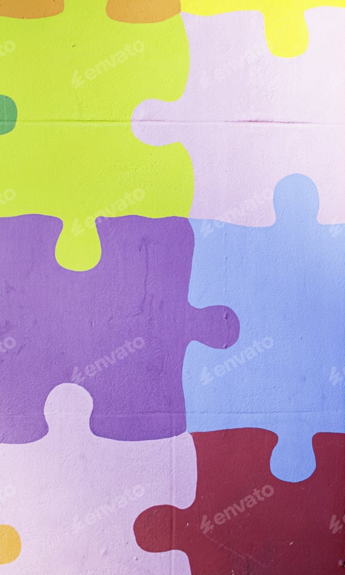 Preview: Puzzle Of Urban Wall Colors, Decoration And Game
