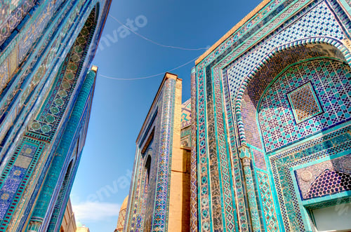 Preview: Shah-I-Zinda, Necropolis In Samarkand, Hdr Image