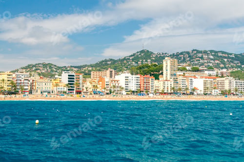 Preview: Municipal Beach In Lloret De Mar. Costa Brava.