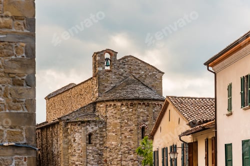 Preview: Ancient Medieval Town Of San Leo. Churches And Castle That Made History. Rimini, Italy