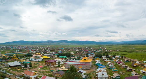 Preview: Ivolginsky Datsan. Buddhist Temple Located In Buryatia, Russia. Was Opened In 1945 As The Buddhist