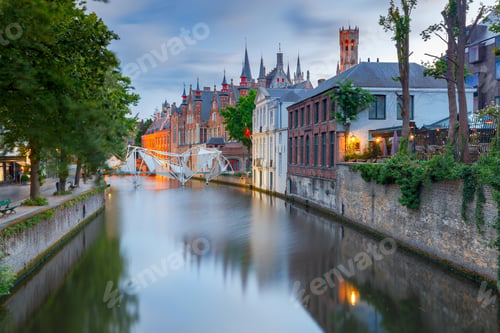 Preview: Bruges. Green Channel.