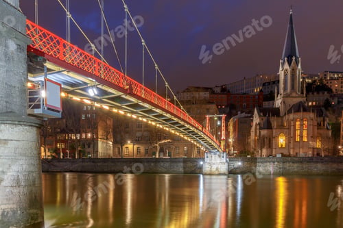 Preview: The Bridge Of St. George In Lyon.