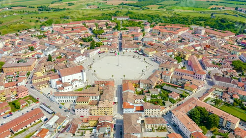 Preview: Palmanova, Udine, Italy. An Exemplary Fortification Project Of Its Time Was Laid Down In 1593