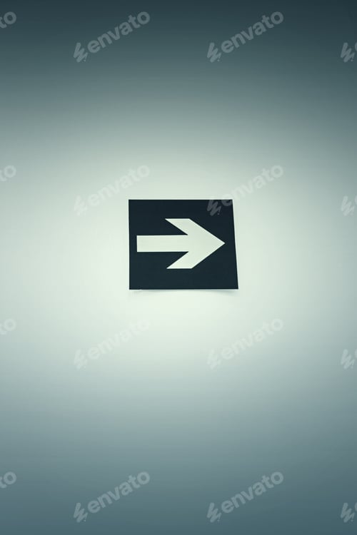 Preview: Right Arrow Signal Indoors Building Evacuation